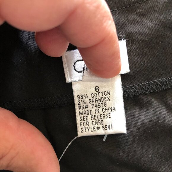 NEW Cache Poodle type beaded Black skirt size 6 White Sequin Mesh Hem - Picture 8 of 9